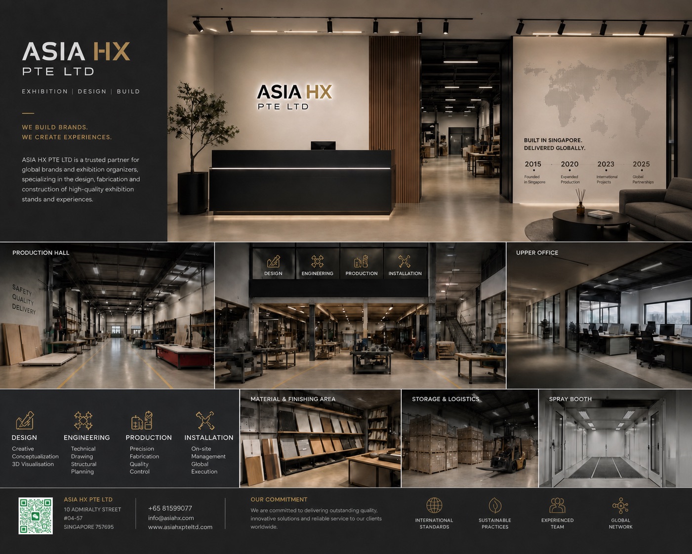 ASIA HX Singapore factory and office overview
